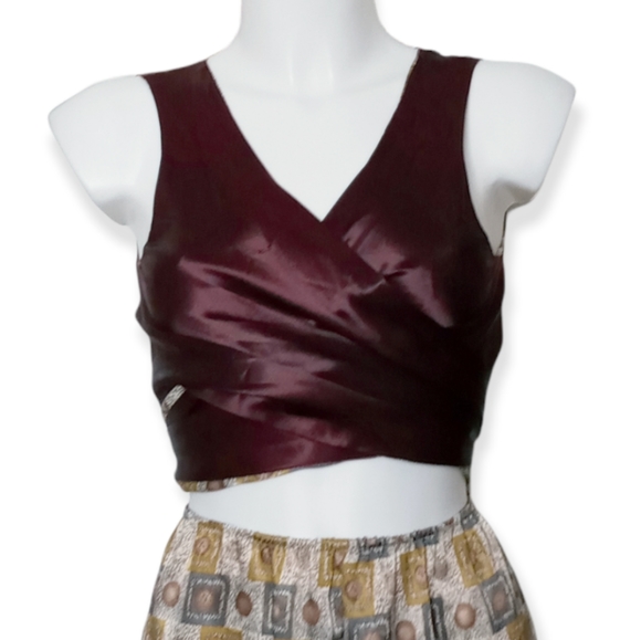 Bobbie Short Set Reversible Top Size Medium - Picture 5 of 8